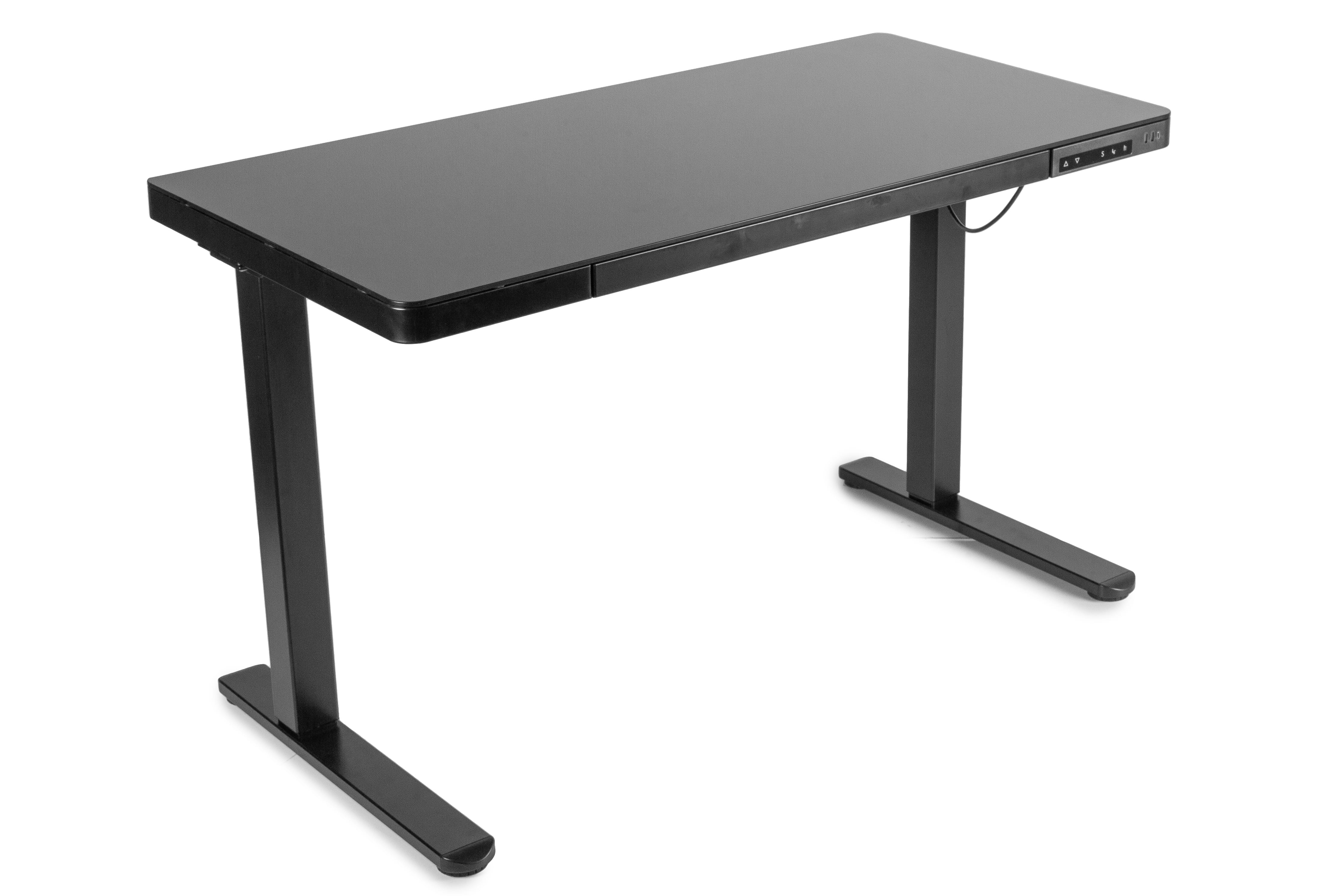 Регульований стіл Barsky StandUp black glass 1200*600 BST-11